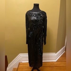 80s sequin dress